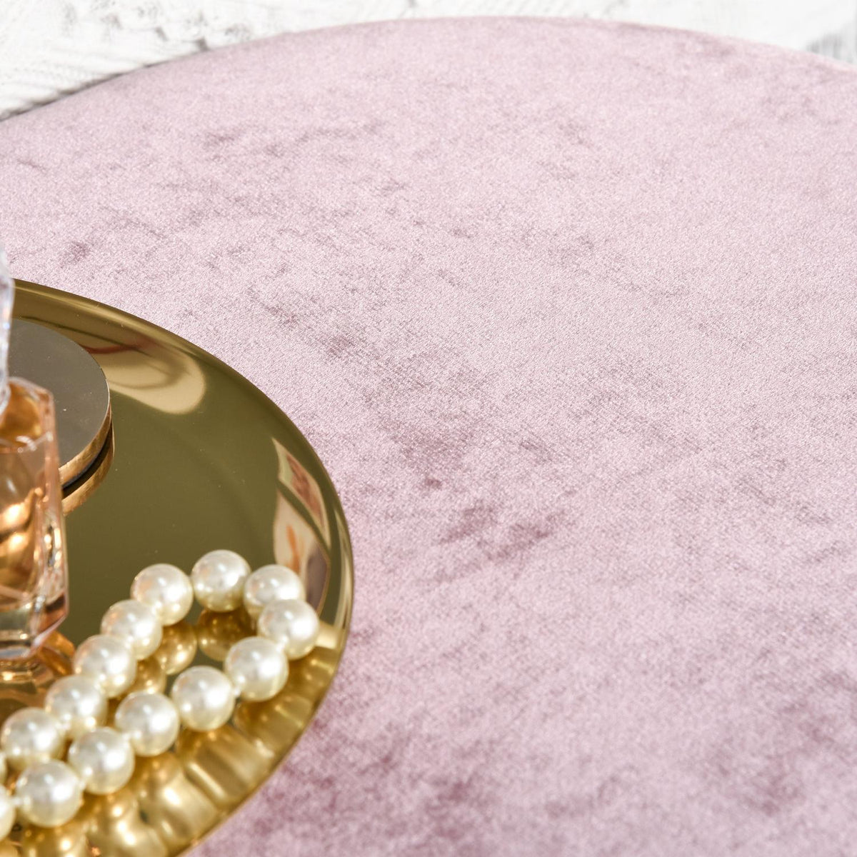 Pink Upholstered Bench With Storage Space In French Style, Velvet, Elegant, 81X40X41Cm