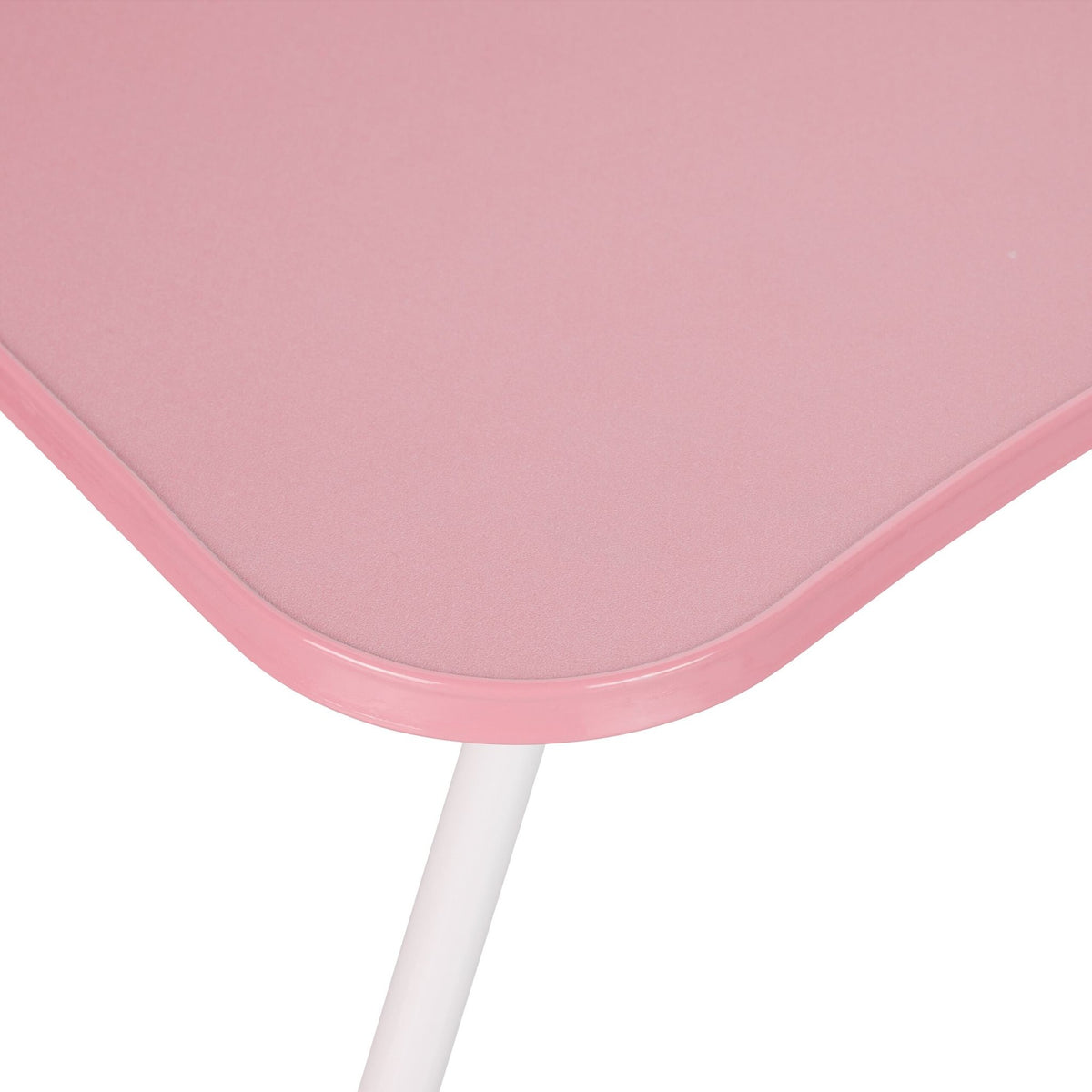 Pink laptop table