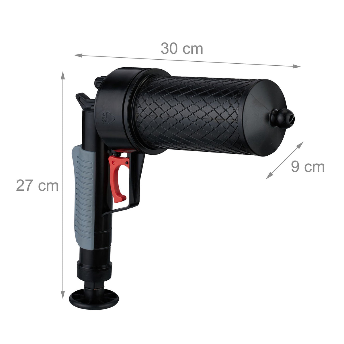 Pipe cleaner for compressed air with 4 accessories