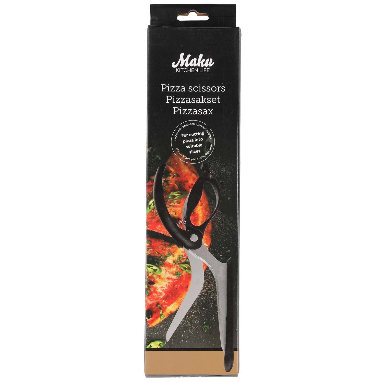Pizza Cutter, Stainless Steel, Easy Grip Handle