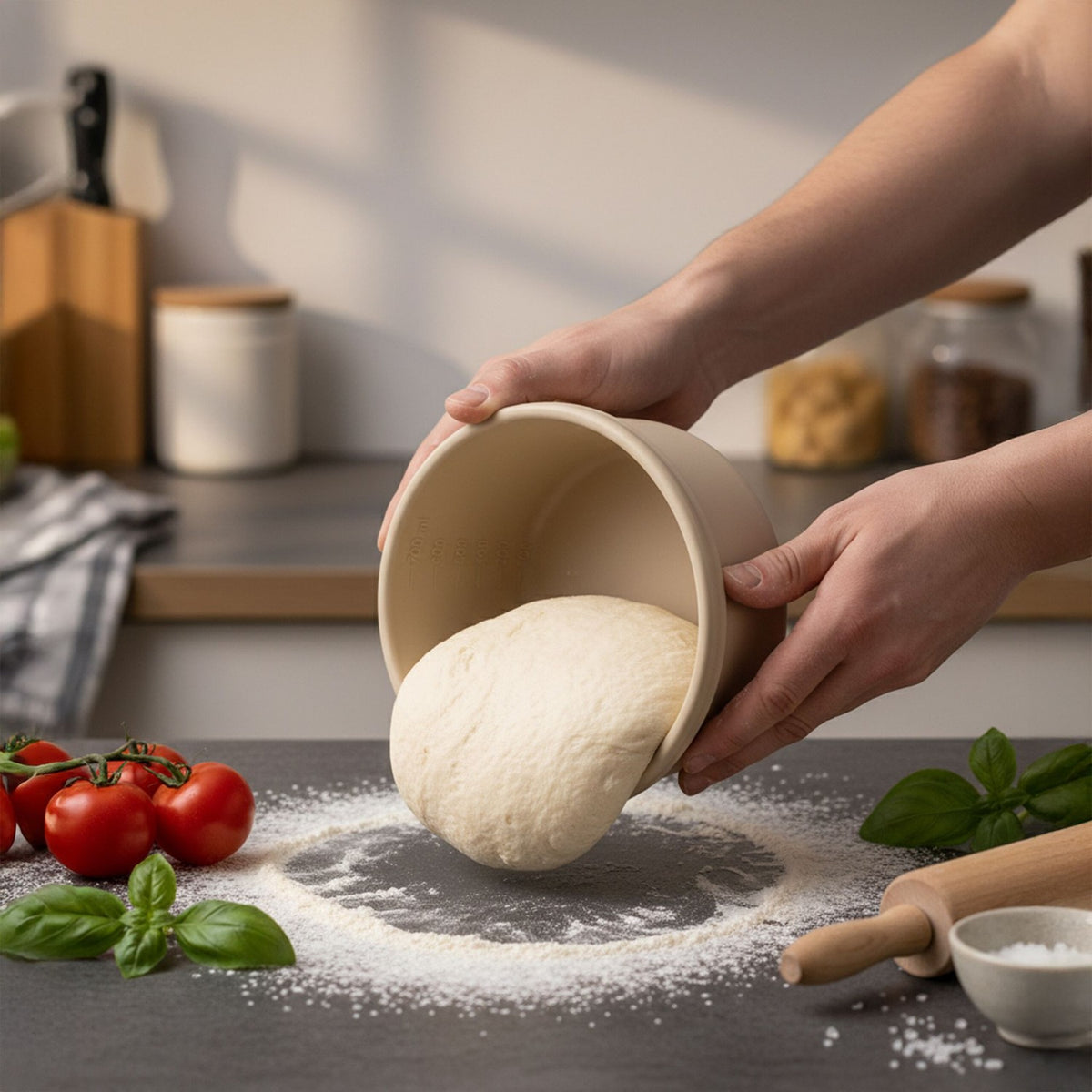 Pizza Dough Proofing Box Set with Lids – 4-Pack