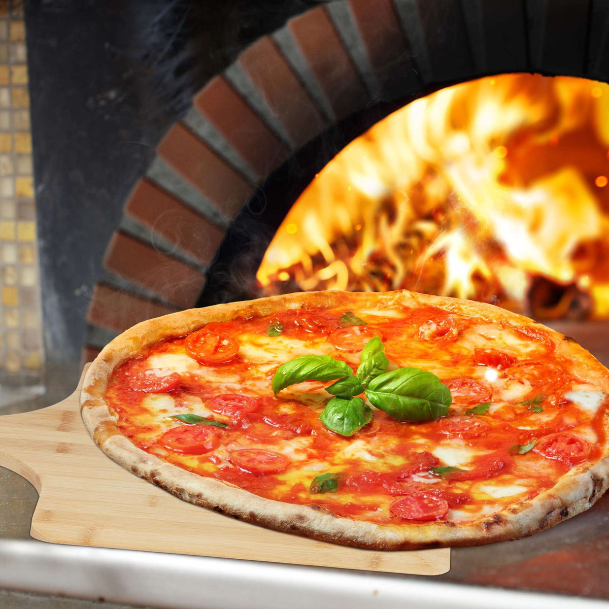Pizza Slider XXL Bamboo Set of 2