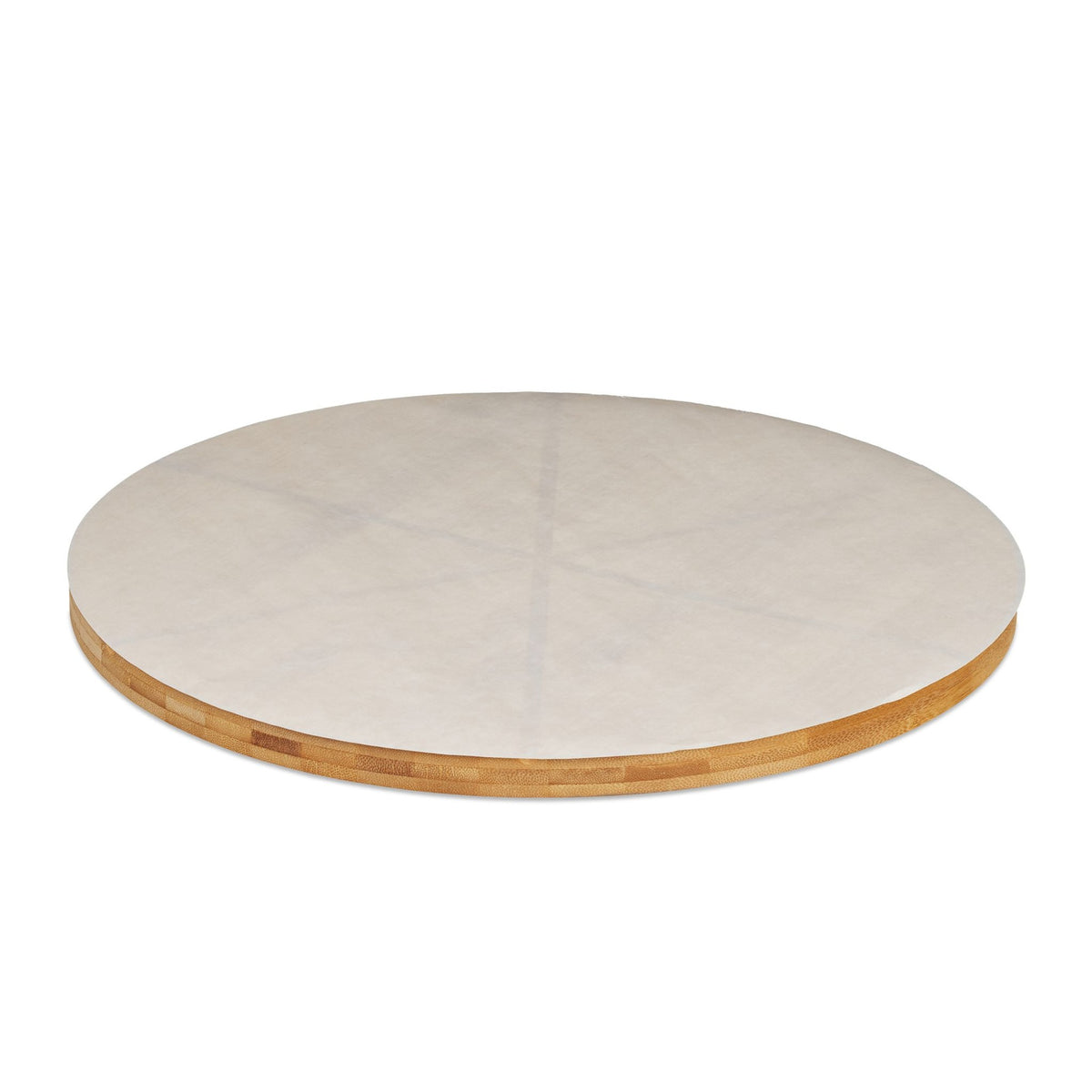 Pizza board in bamboo, 2 pcs, with baking paper