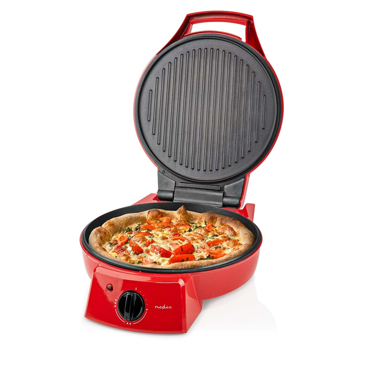 Pizza iron and grill | 30 cm | Adjustable temperature control | 1800W