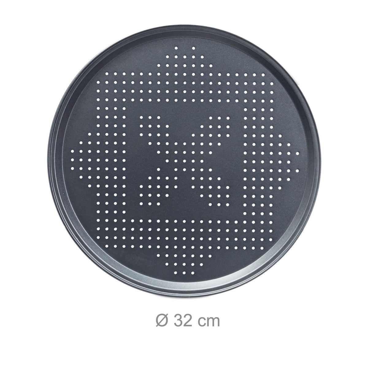 Pizza plate perforated set