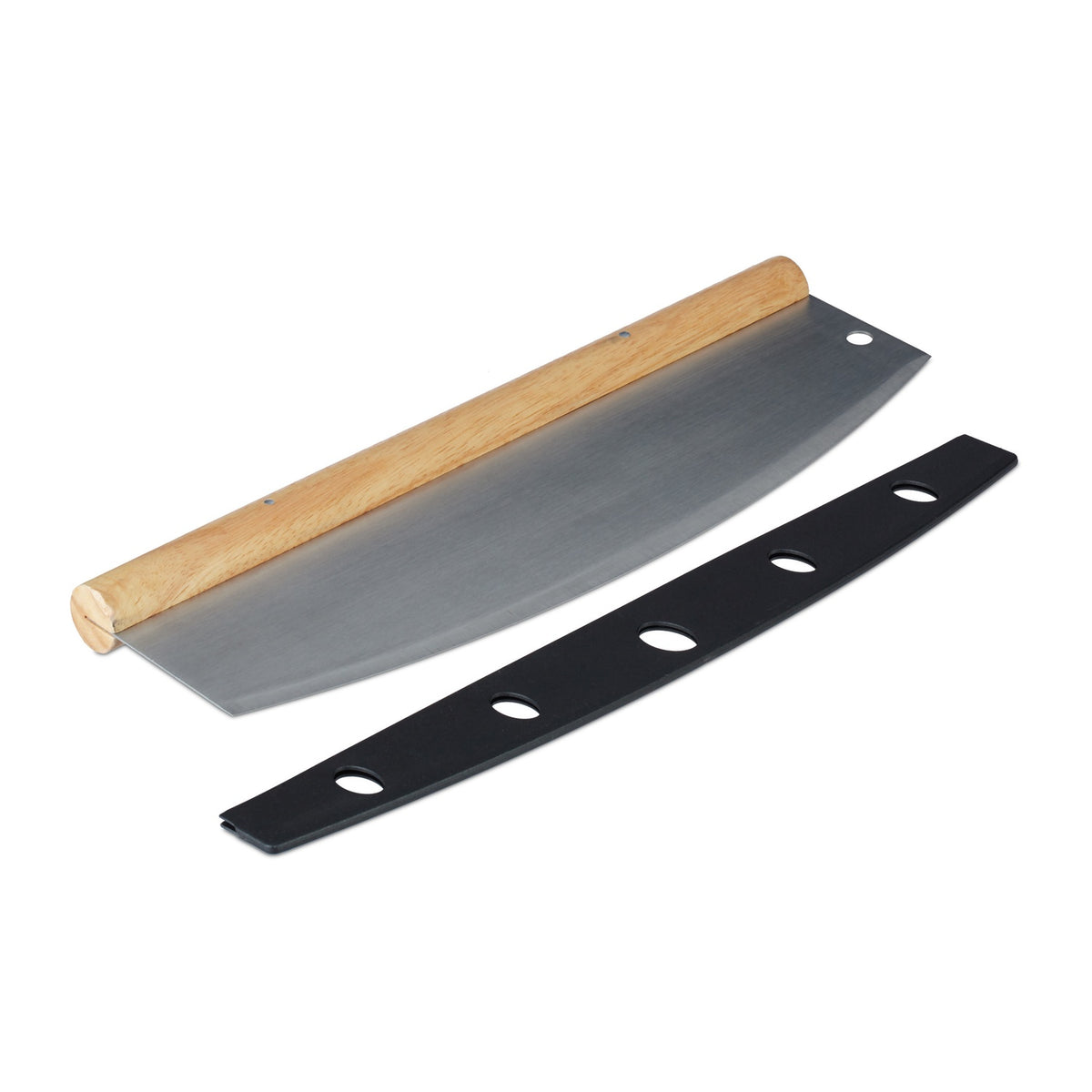 Pizza weighing knife in stainless steel