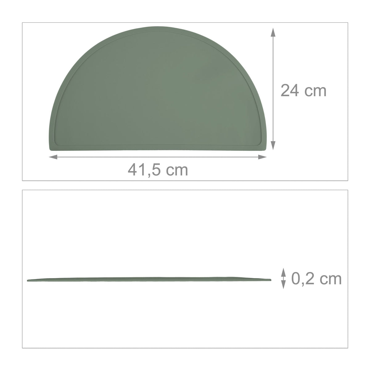 Placemats for children in the form of clouds