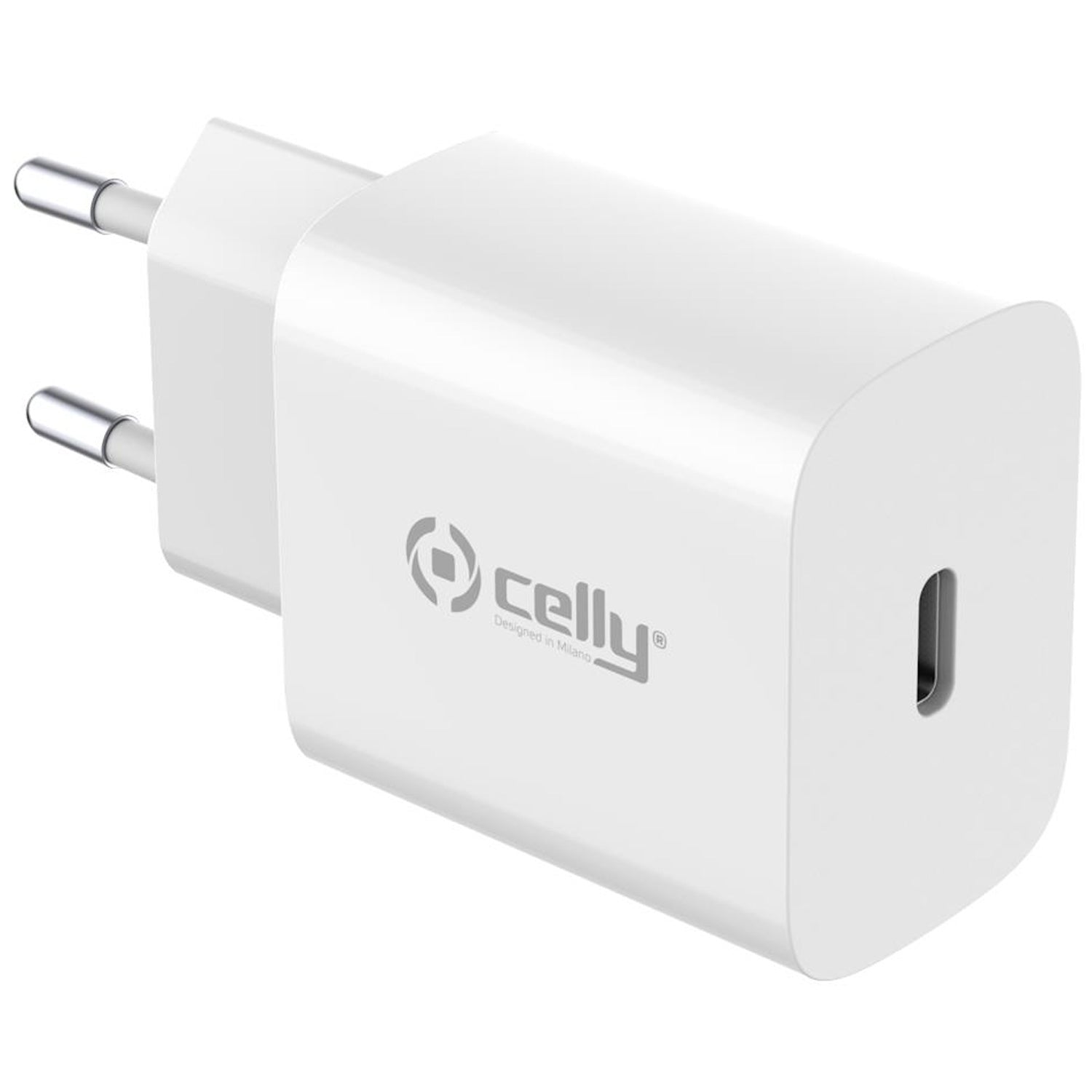 Planet USB charger USB-C 25W made of 100% recycled plastic White