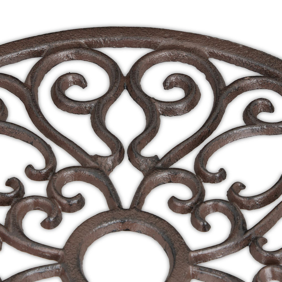 Plant Caddy Set with Wheels – Cast Iron, 2 Pack