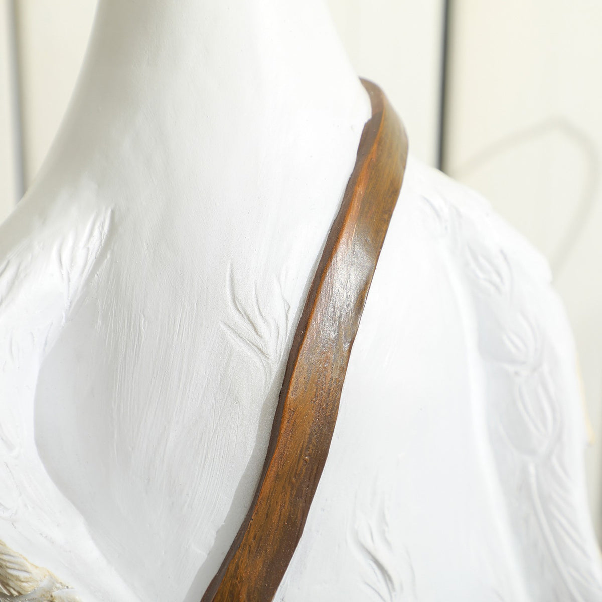 Plant Pot "Swan With School Bag" Design, Planter With Drainage Hole, For Indoor & Outdoor, Resin