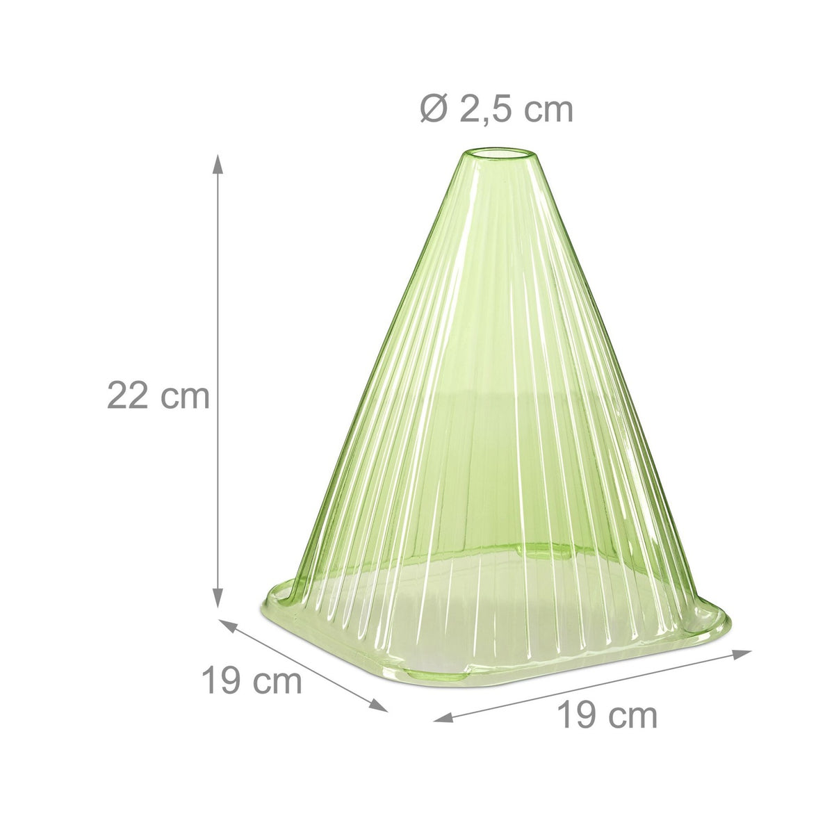 Plant Protection Cones, Dark Green, Set of 32