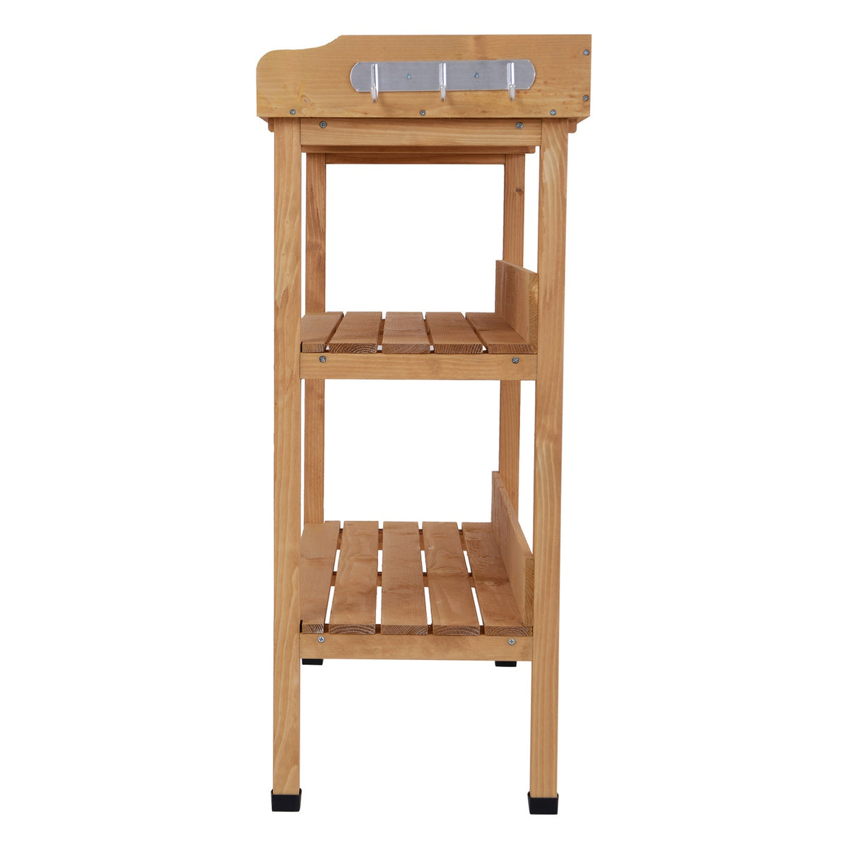 Plant Table Gardening Table Made Of Wood And Metal, Robust And Durable, For Gardening