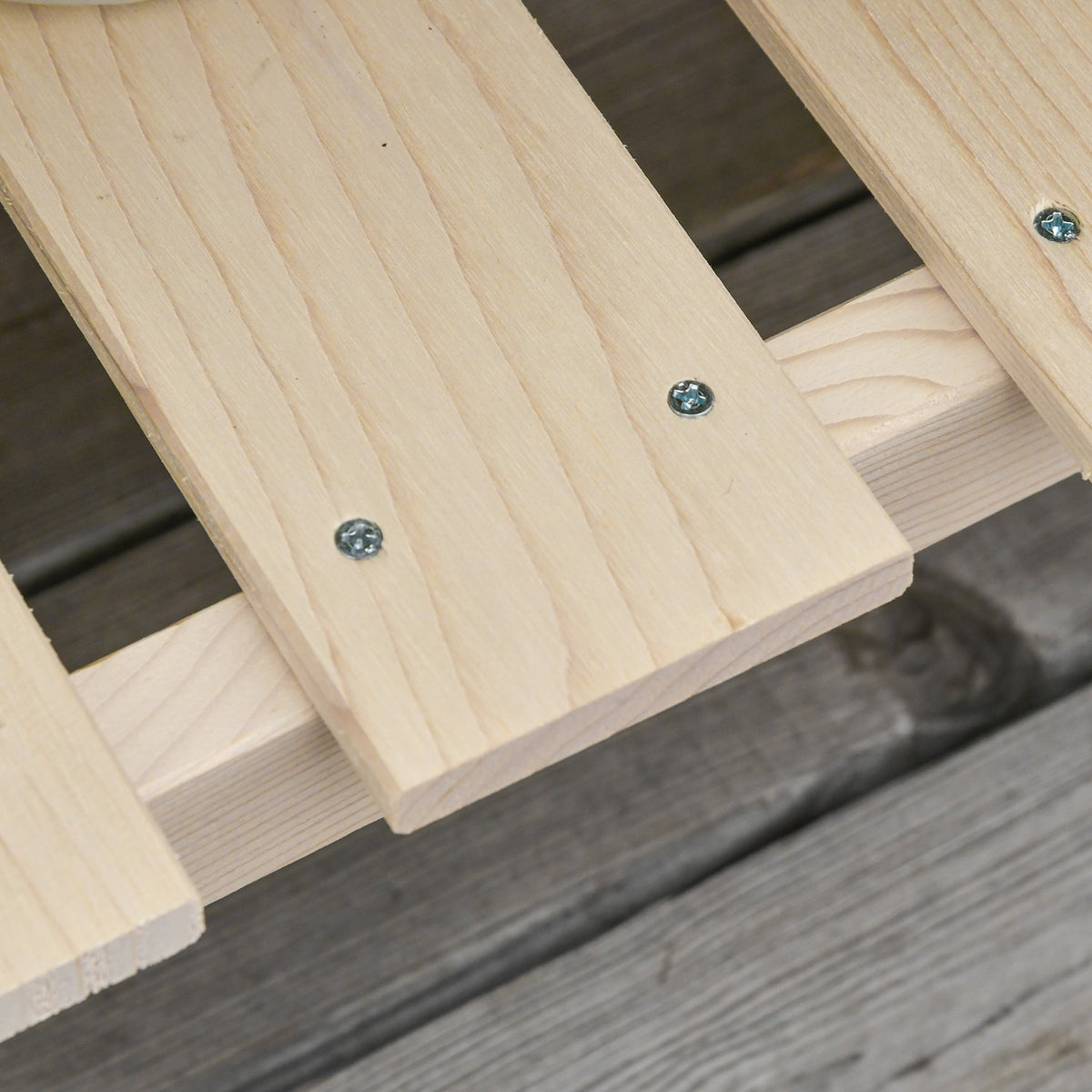 Plant Table With Hooks, Adjustable Work Surface, Made Of Fir Wood, For Garden & Patio, Natural, 100X40X140Cm