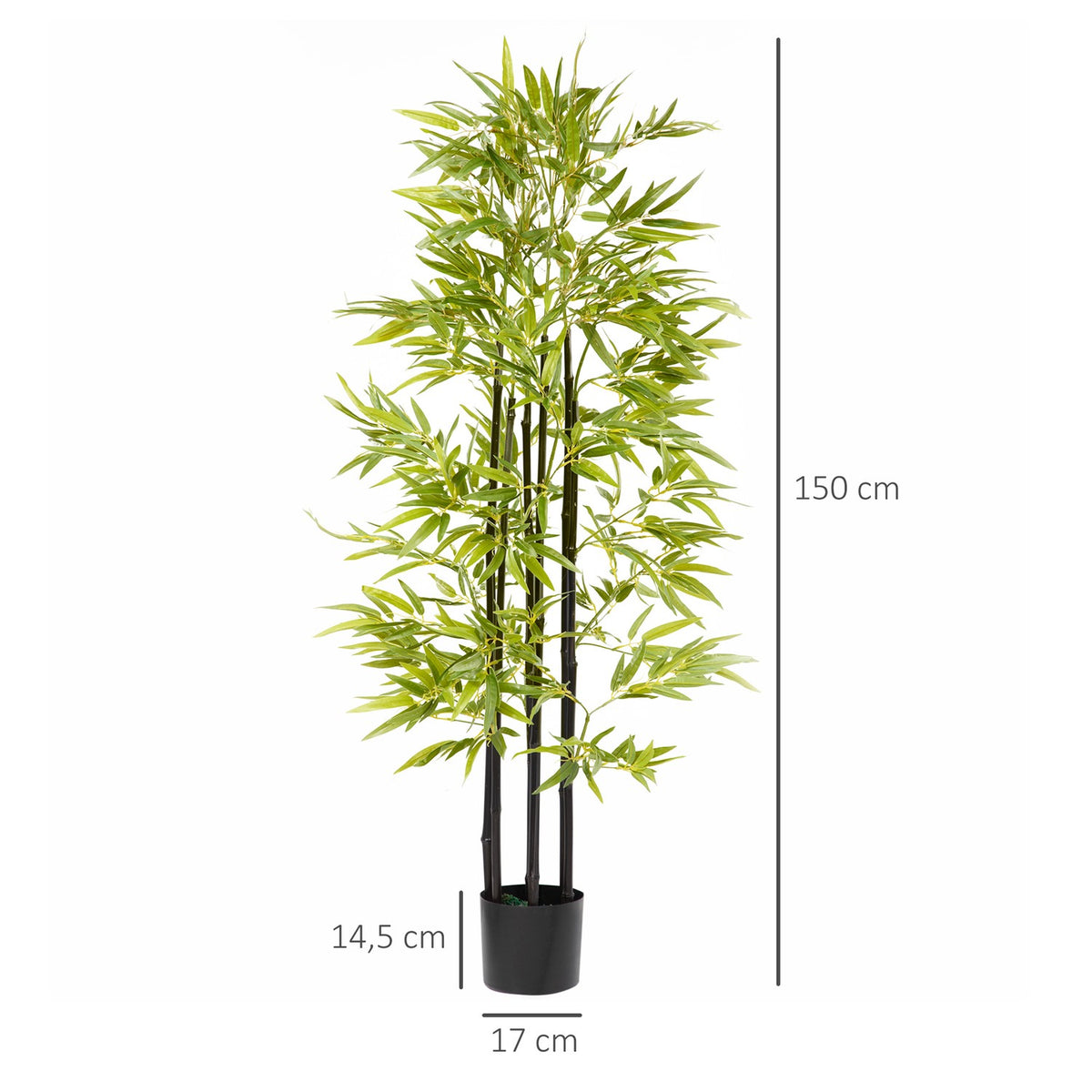 Planter, 150Cm, For Living Room, Green+Black