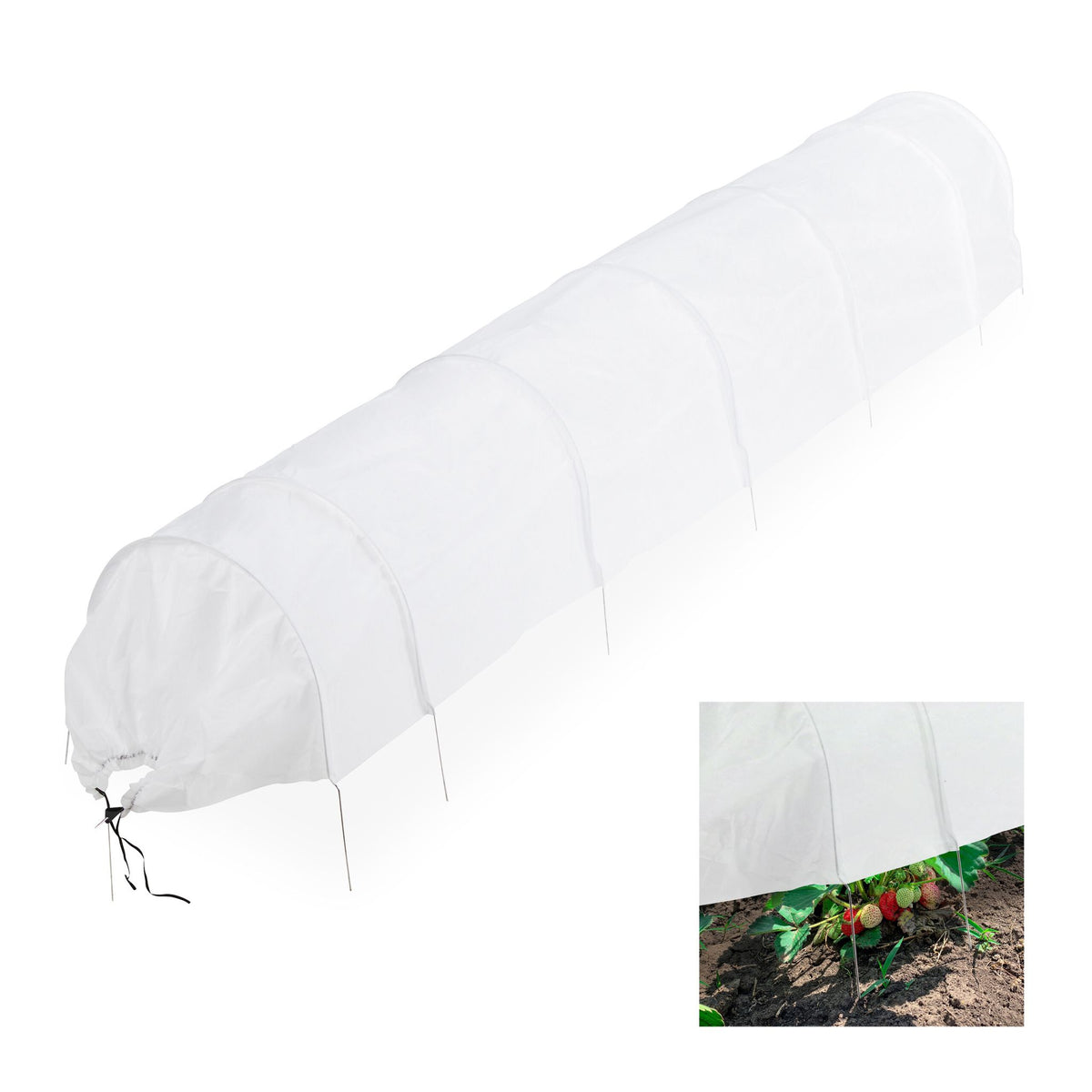 Planting tunnel made of fleece 3.4 m