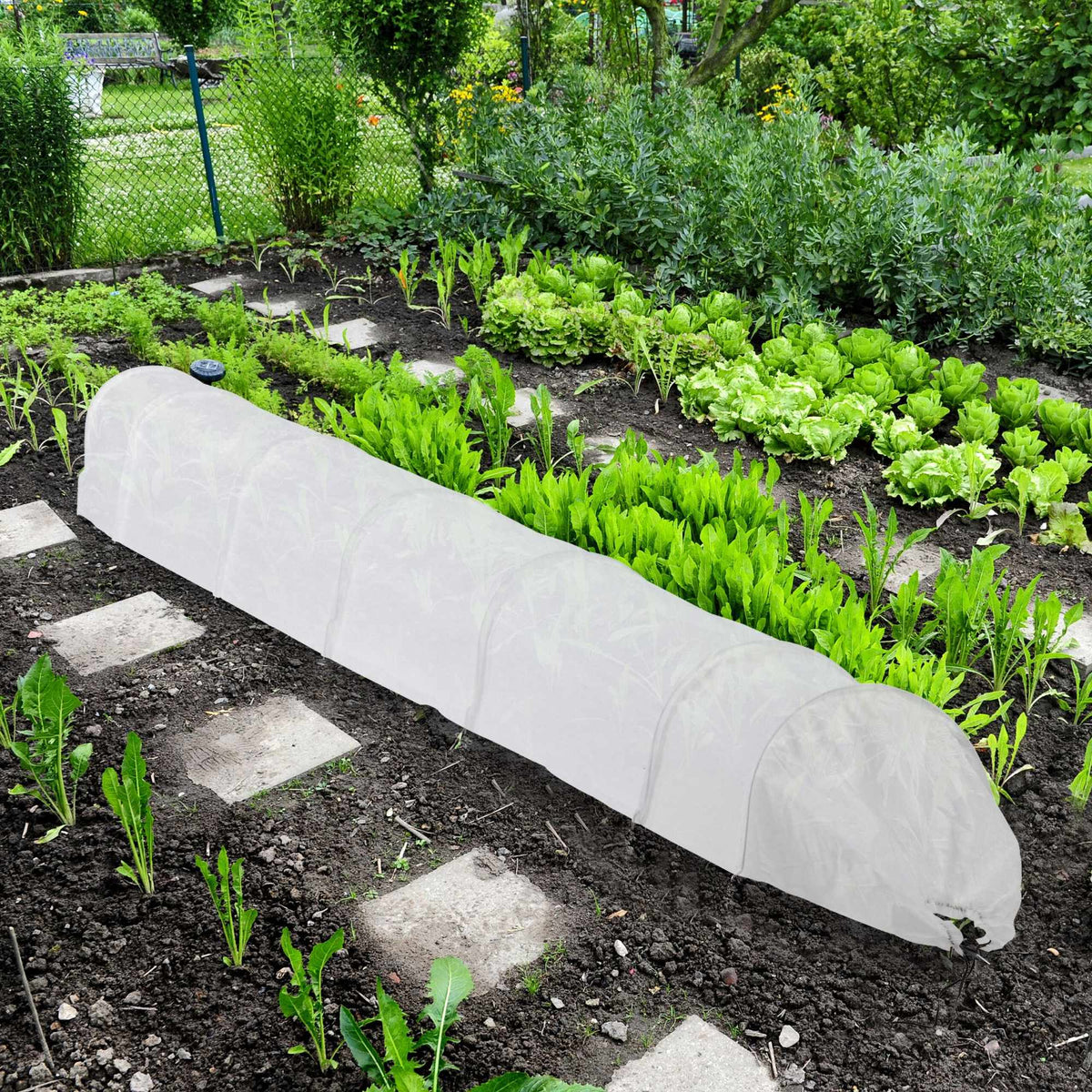 Planting tunnel made of fleece 3.4 m