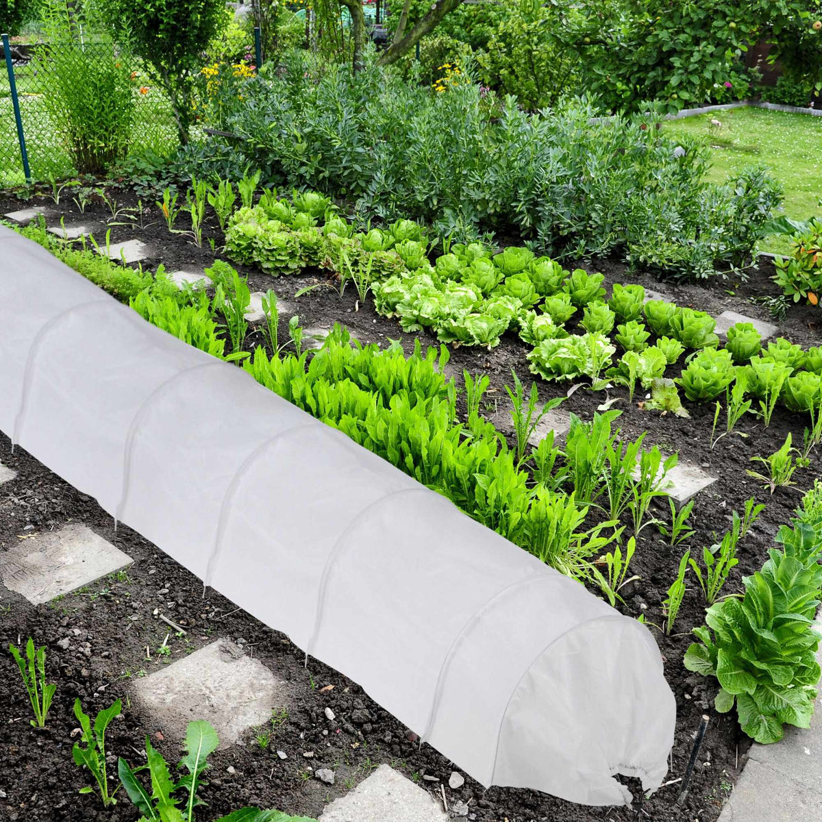 Planting tunnel made of fleece 5 m