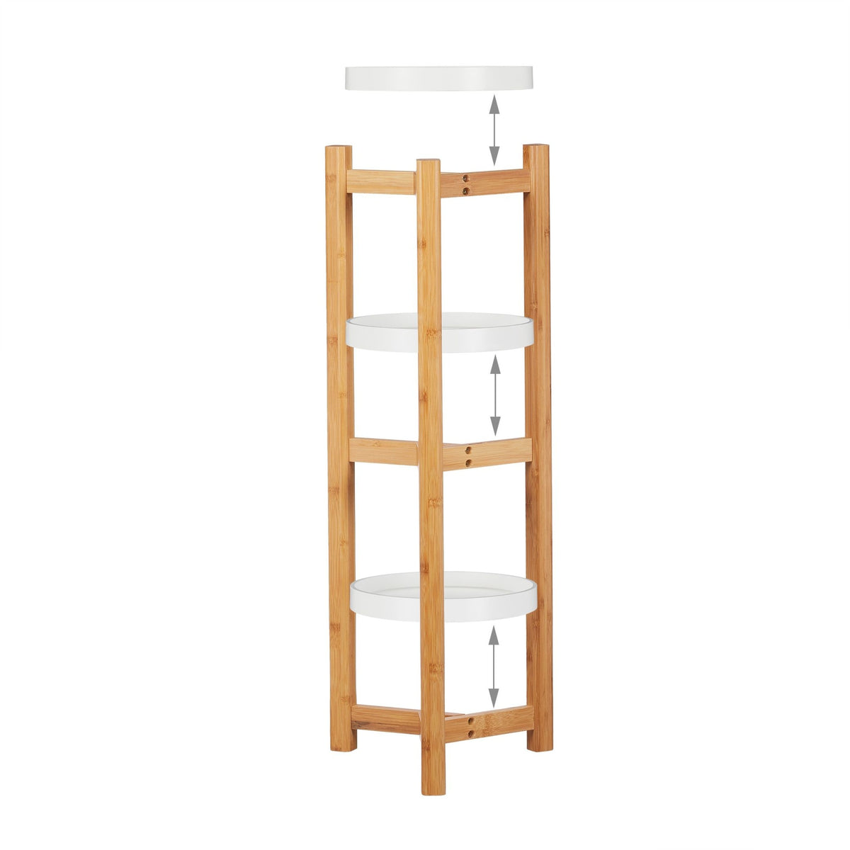 Plant shelf in bamboo