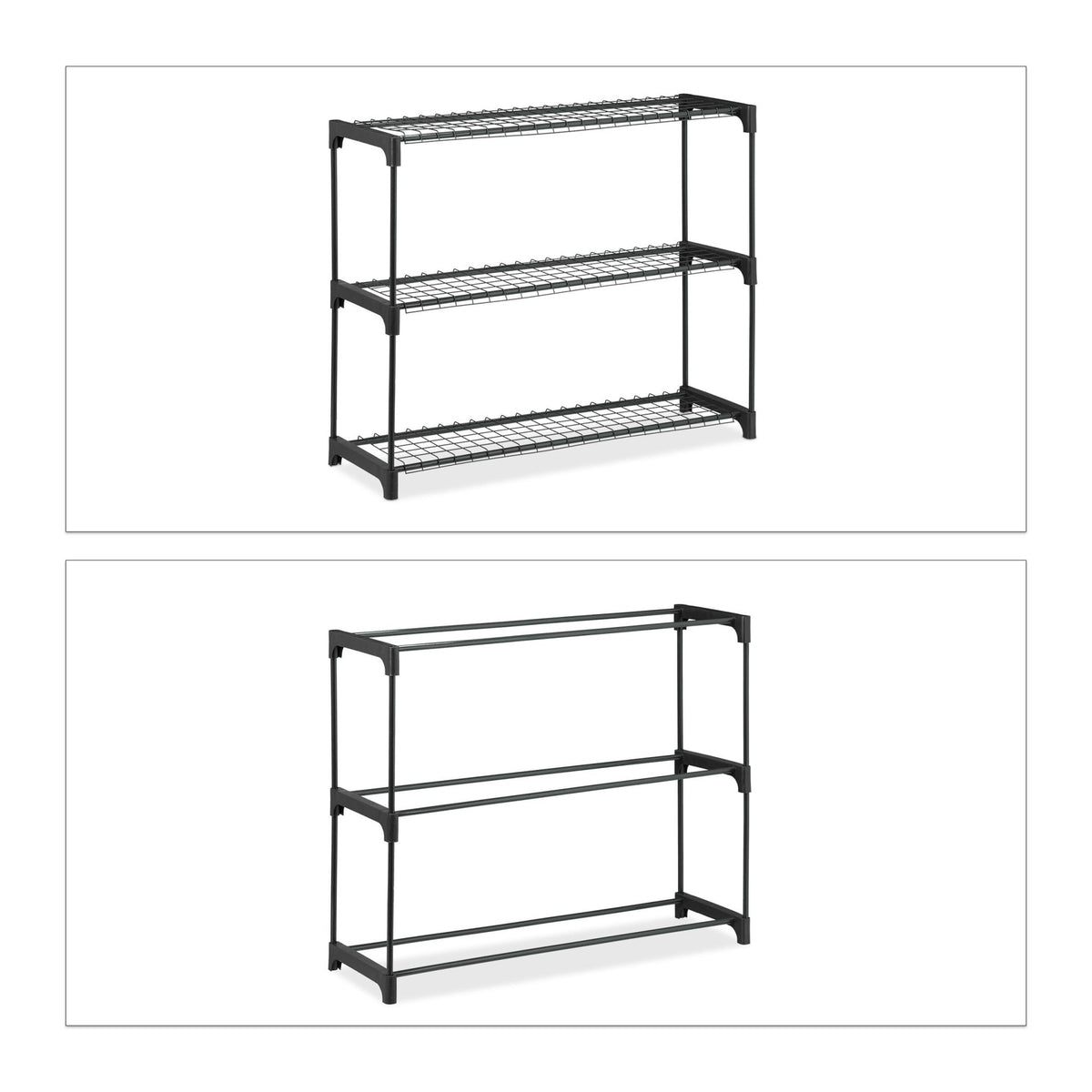 Plant shelf with 3 shelves