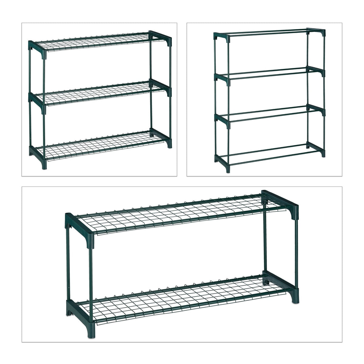 Plant shelf with 4 shelves