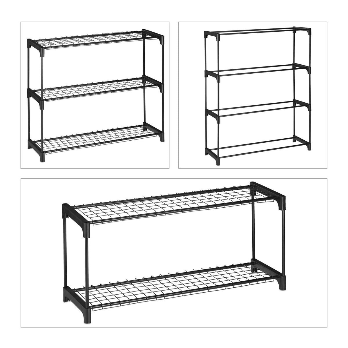 Plant shelf with 4 shelves