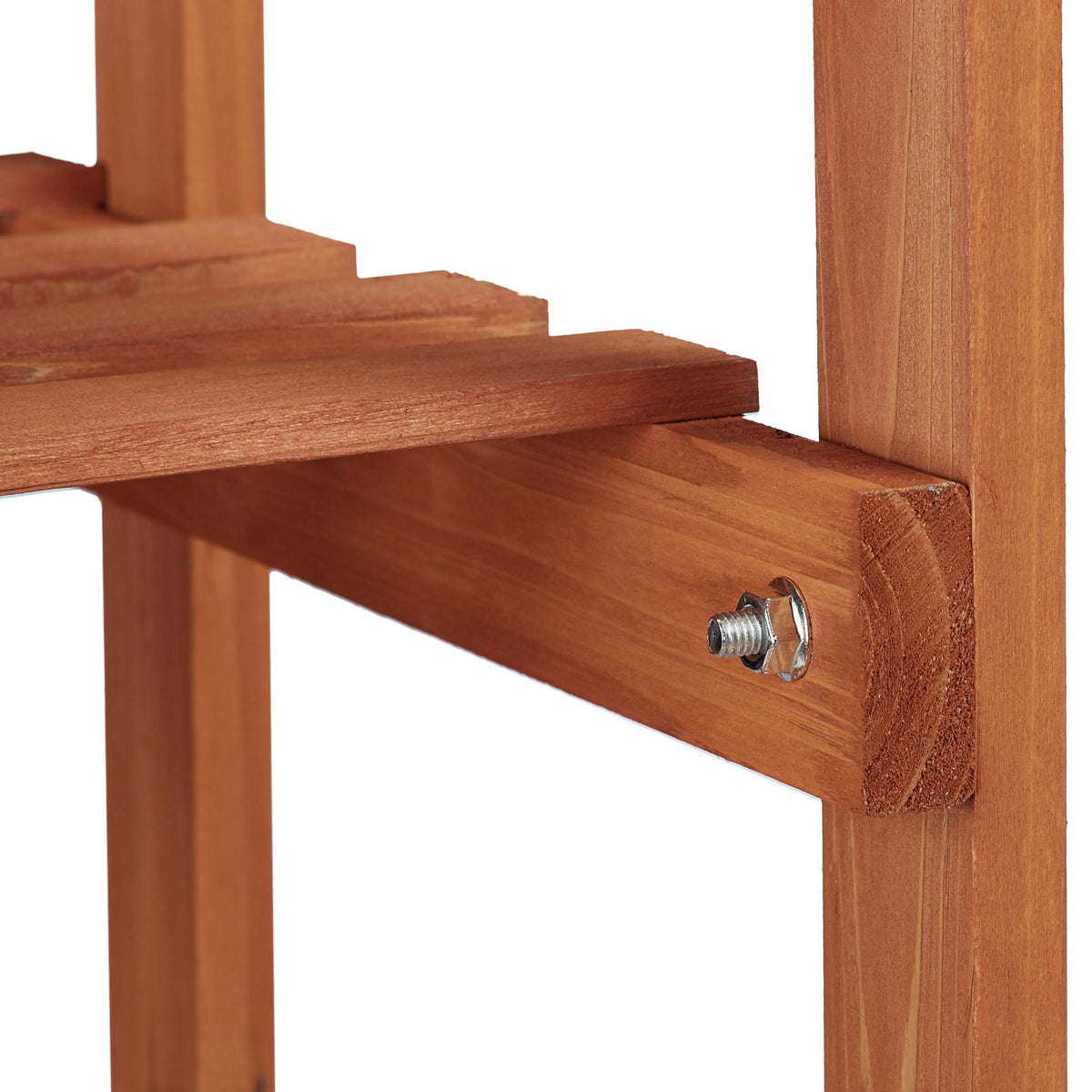 Plant shelf wood 5 shelves