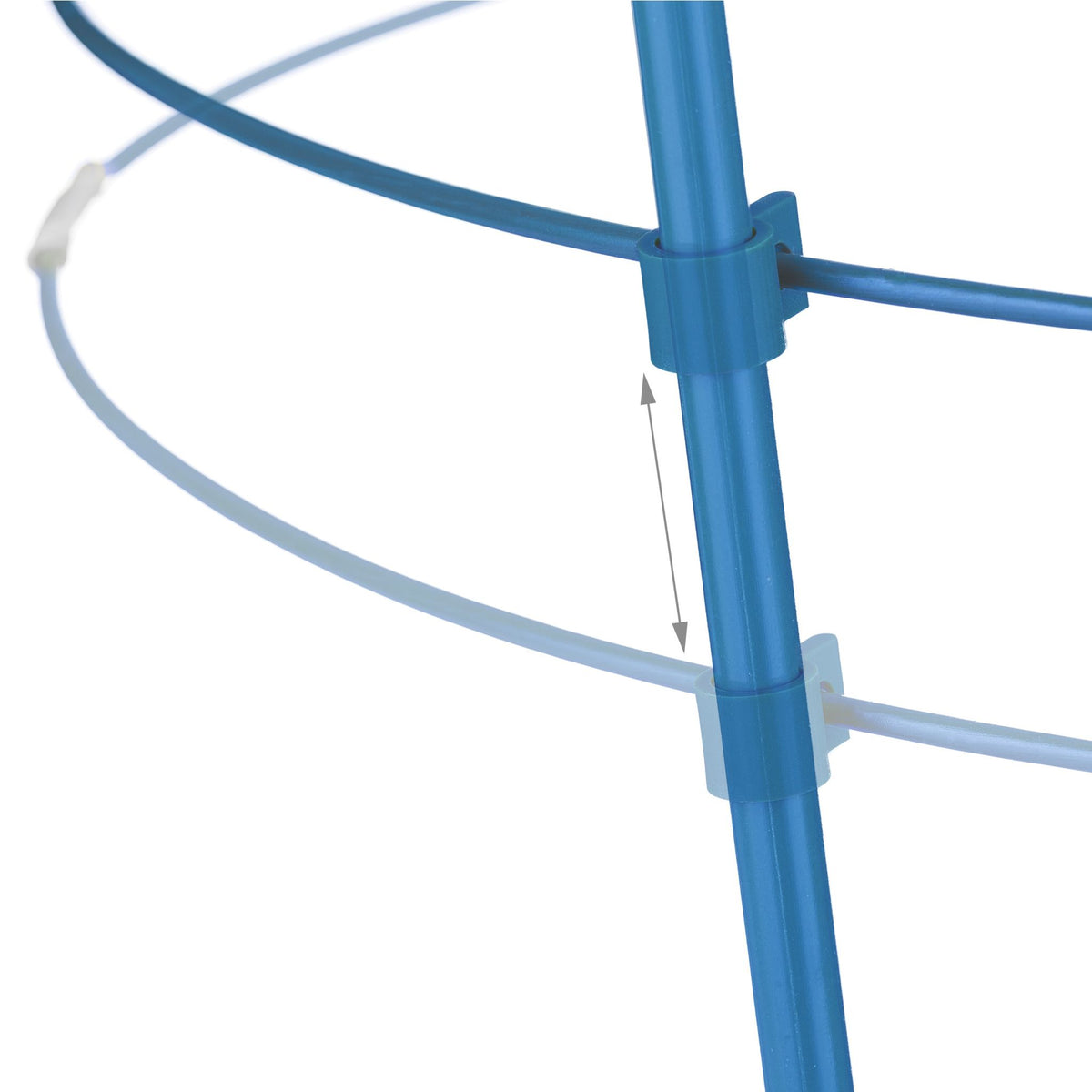 Plant support 76 cm blue, set of 6