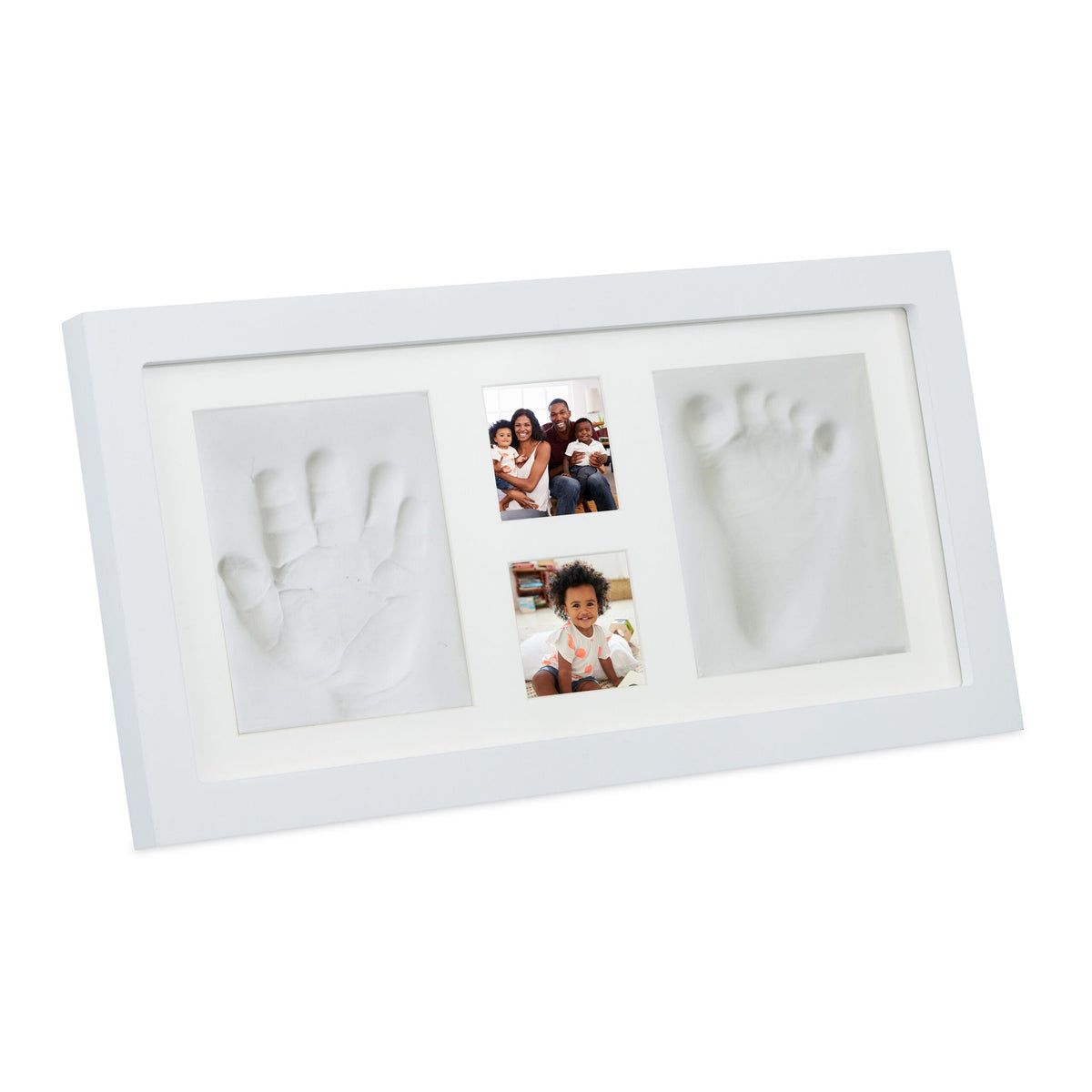 Plaster cast set for baby with photo frame