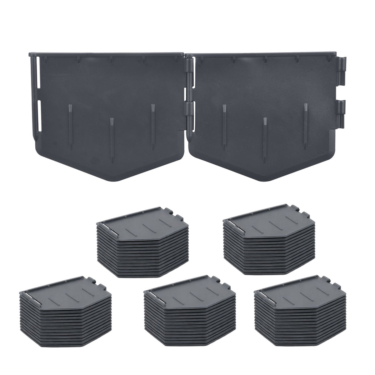 Plastic Lawn Edging Set – Flexible Garden Border