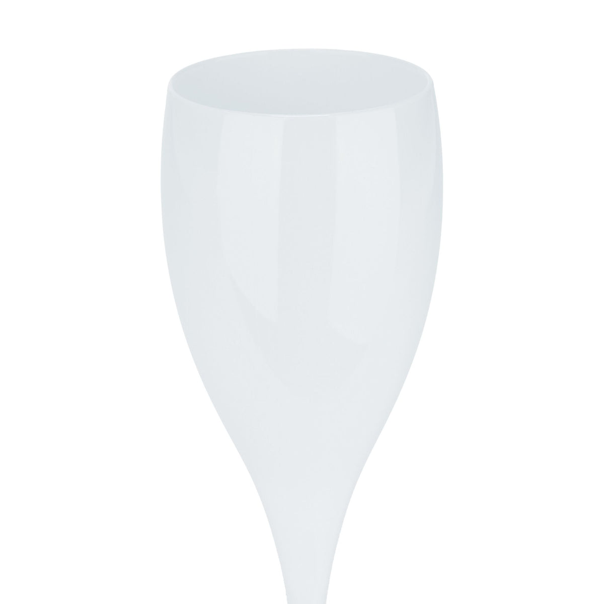 Plastic champagne glasses, set of 6