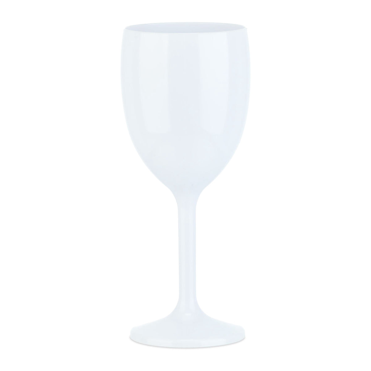 Plastic wine glasses - set of 12