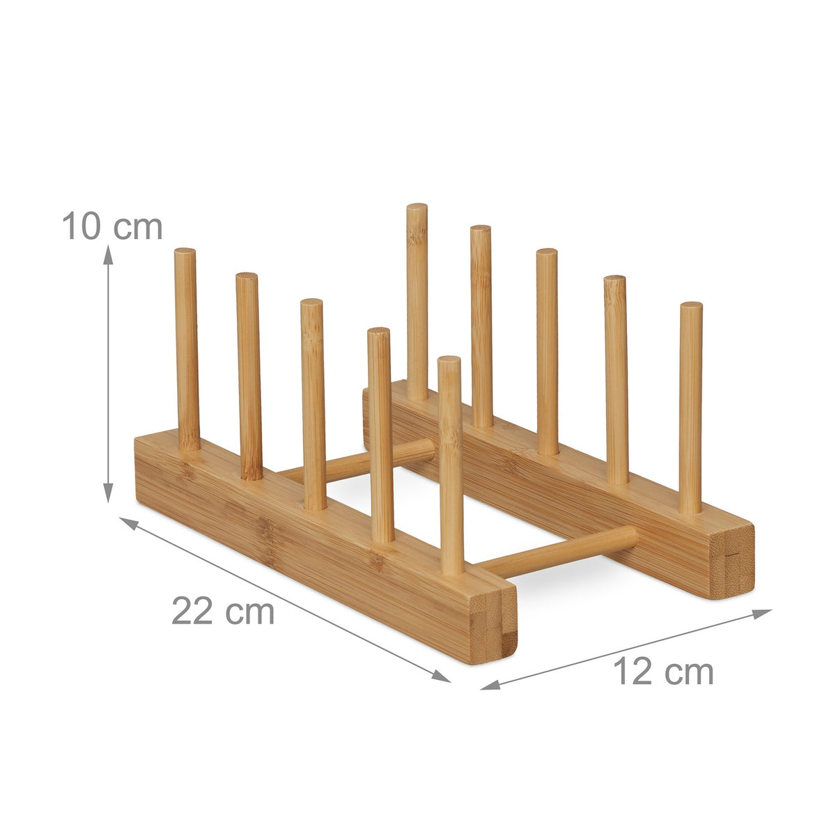 Plate rack for 4 plates Set of 2