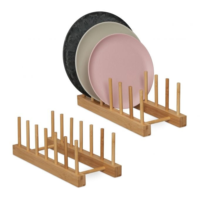 Plate rack for 6 plates Set of 2