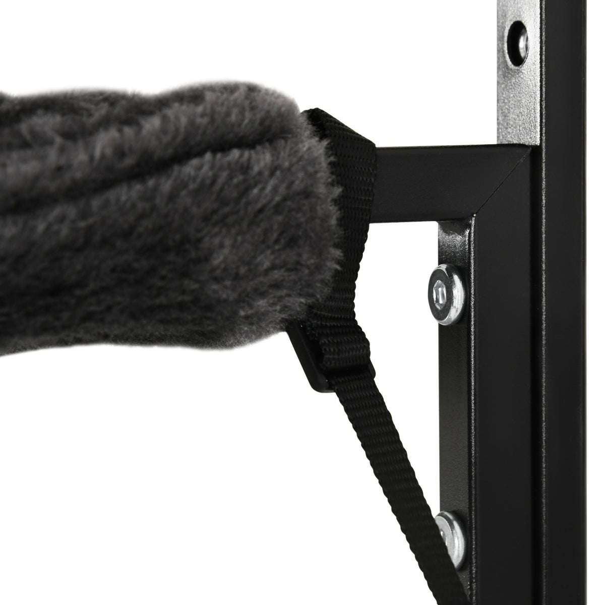 Platforms & Hammock, Wall Mounted, Black