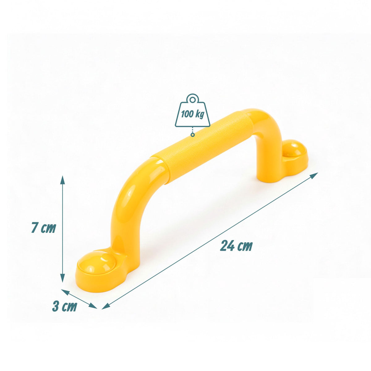 Play Tower Grab Handles, Textured Grip, Screw Set
