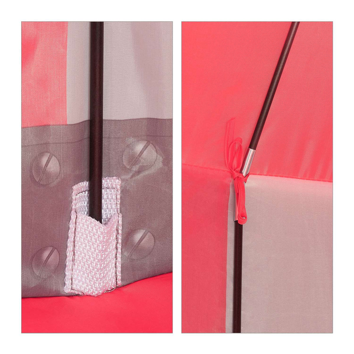 Play tent with rocket shape