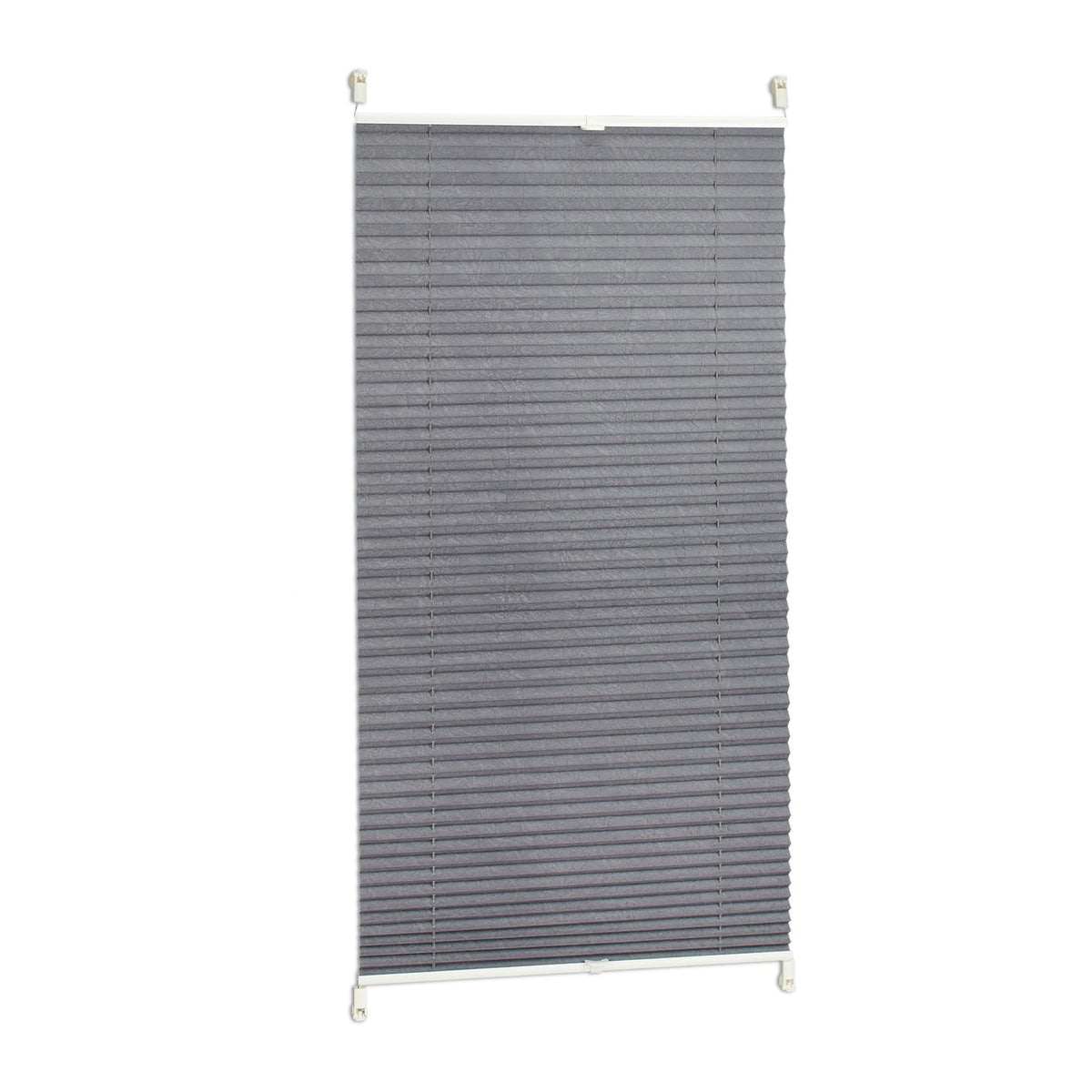 Pleated blind gray without drilling