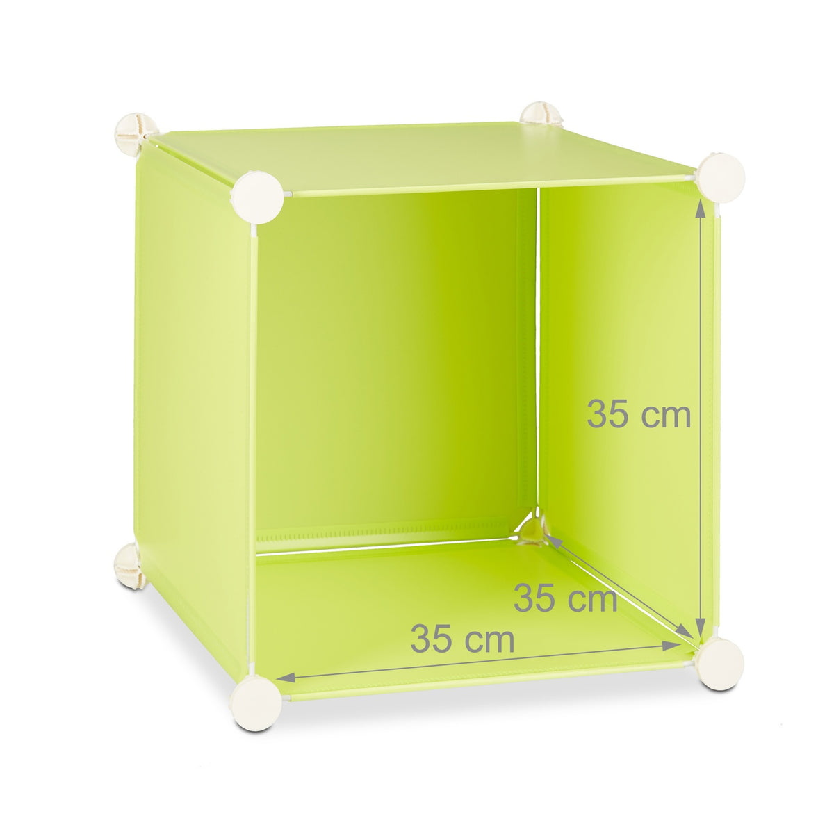 Plug-in system for children's shelf