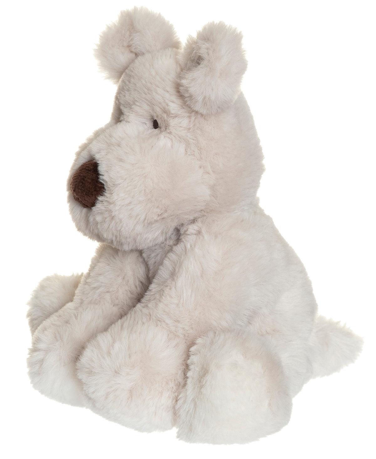 Plush Grey Dog Toy, 25cm, Oeko-Tex Certified