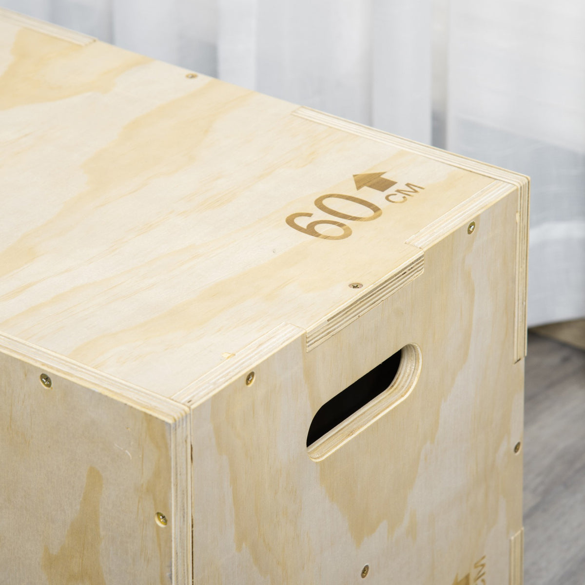 Plyo Box, Wood, 3 Heights, 45x40x60 cm