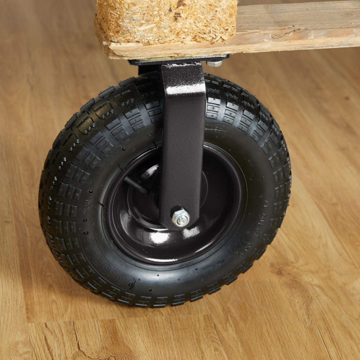 Pneumatic Load Roller with Plate – Heavy-Duty Wheel