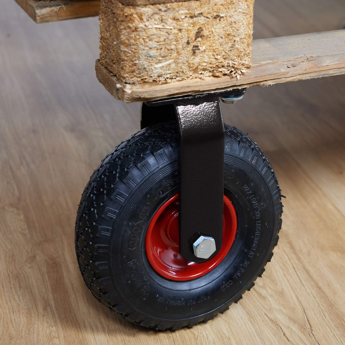 Pneumatic Load Roller with Steel Mounting Plate