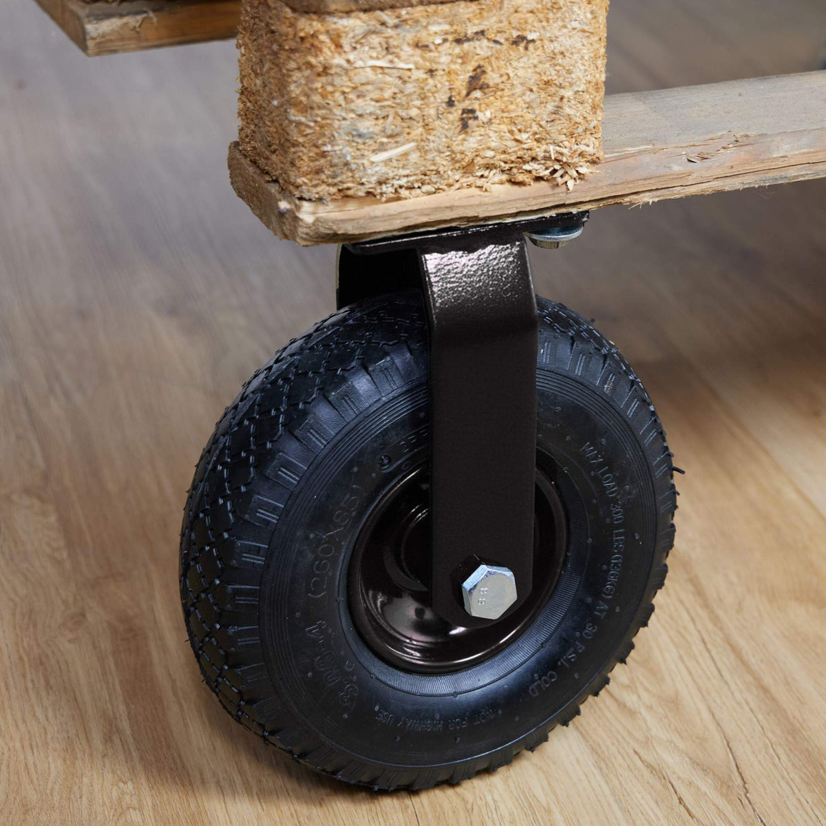 Pneumatic Load Roller with Steel Mounting Plate
