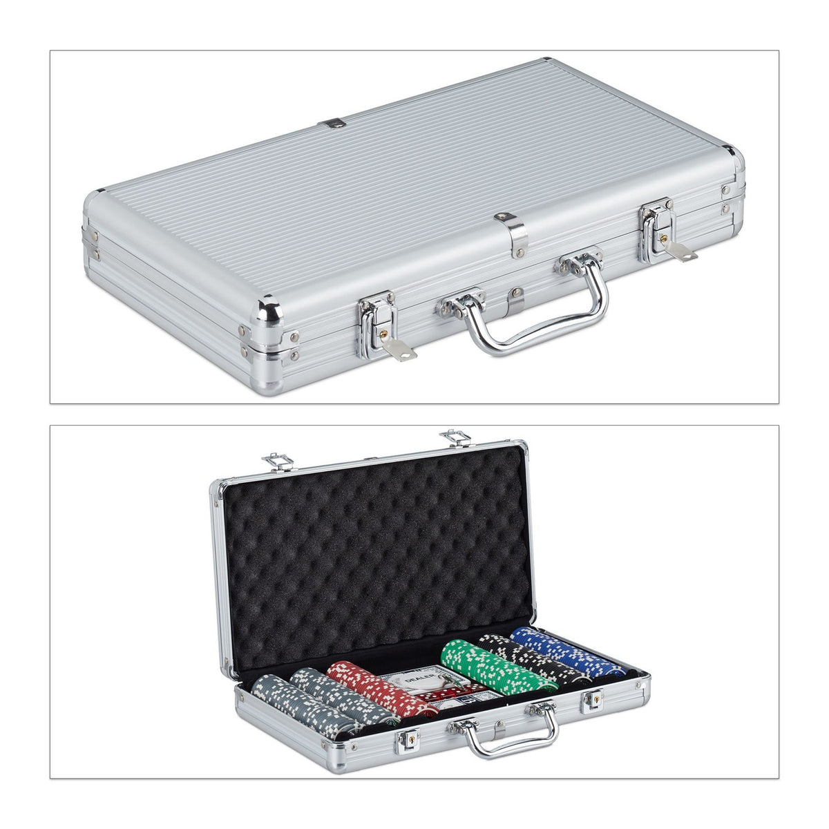 Poker Set with 300 Metal Core Chips and Cards