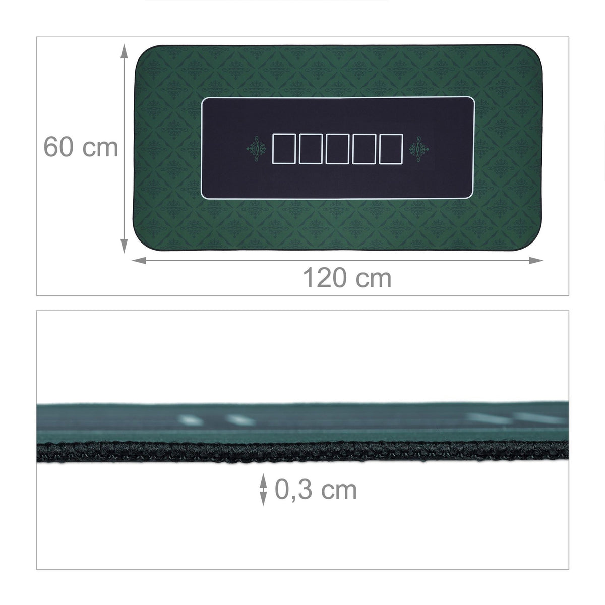 Poker mat 120x60