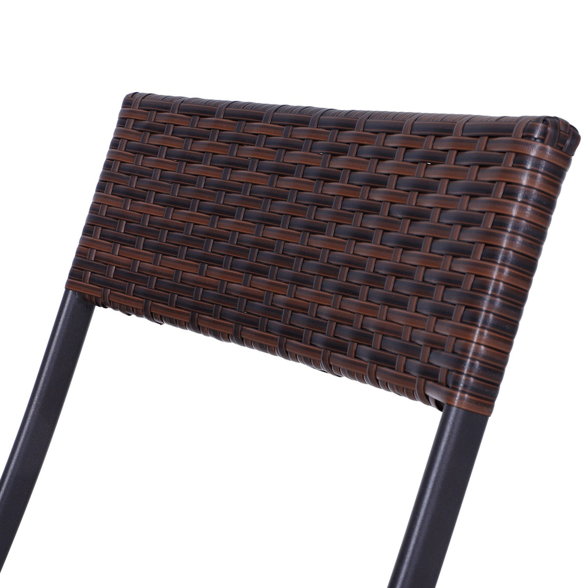 Polyrattan Bistro Set For 2 People, Rattan Garden Furniture Set, Brown