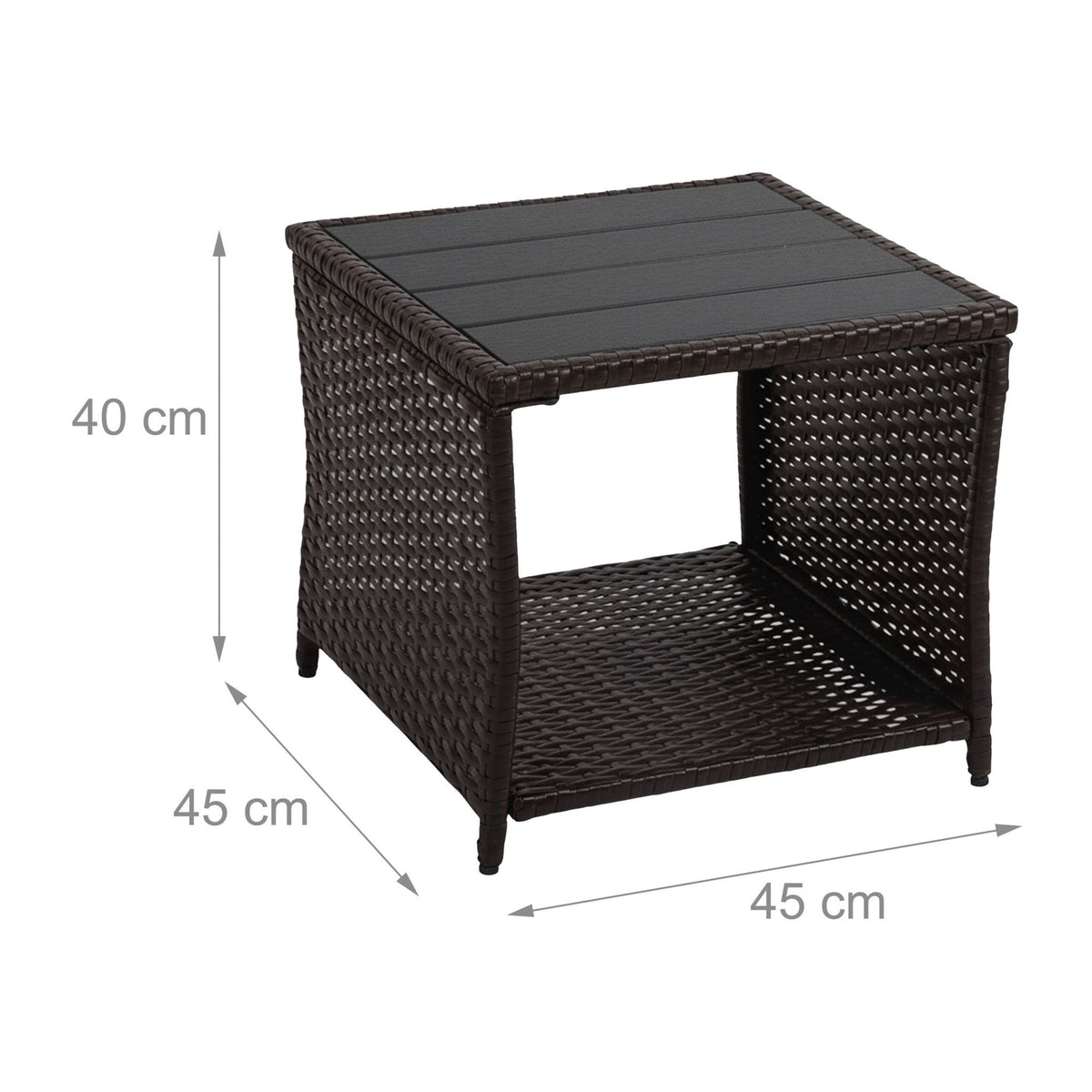 Polyrattan Outdoor Table – Weatherproof, Durable