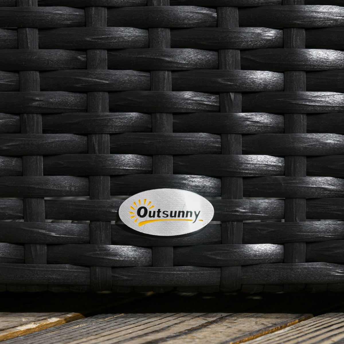 Polyrattan Raised Bed With Trellis Flower Box Plant Box Flower Bed For Garden Balcony Black 103 X 103 X 29 Cm