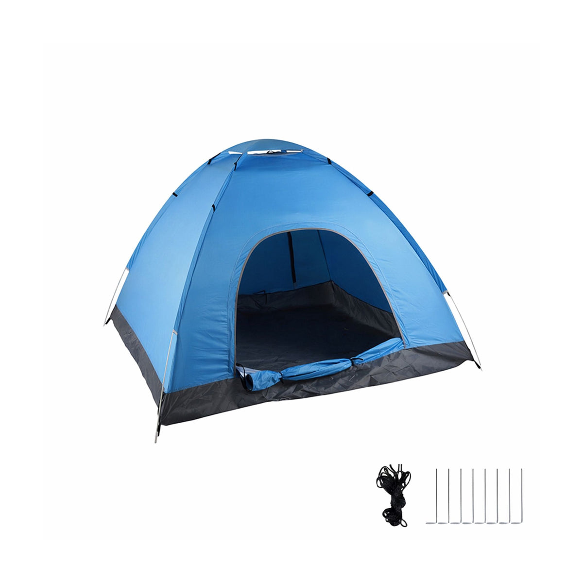 Pop-Up Camping Tent, Automatic, 3-Person, Waterproof