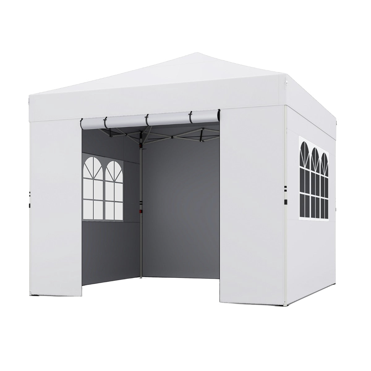Pop Up Canopy Tent 3 x 3 m, 4 Sidewalls, Waterproof